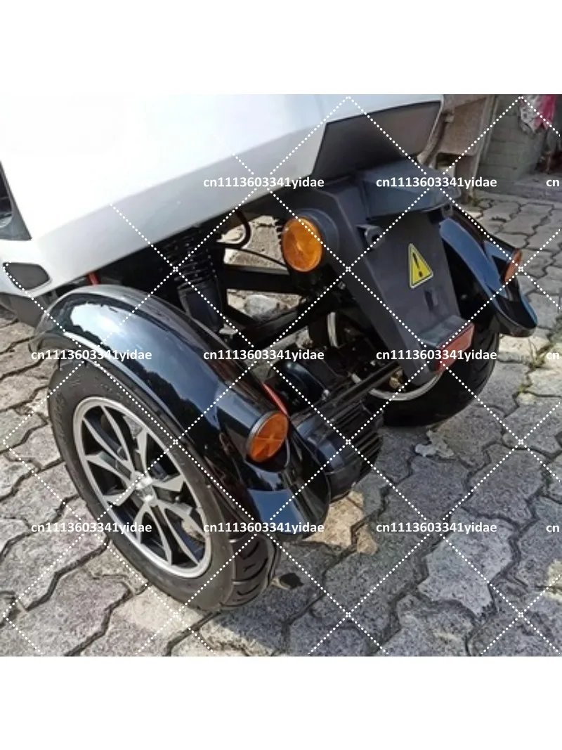 1000W Electric Bike Conversion Kit - 3-Wheel Rear Axle Assembly with Brushless Differential Motor for Scooter Trike Modification