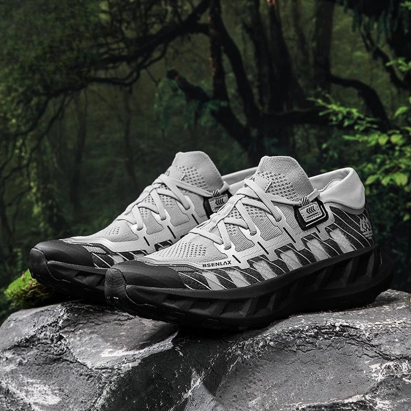 

Новинка 2026: Мужские дышащие кроссовки для трейлраннинга, ходьбы и бега, уличные нескользящие кроссовки для мужчин