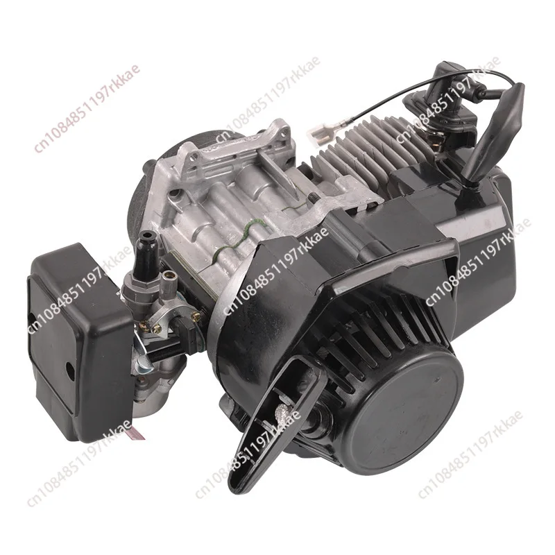 

Engine with Two Stroke 49CC Transmission Converting A Bicycle