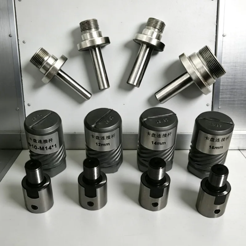 LY CNC Chuck 6/8/10/12/14/16mm Connecting Rod M14*1 Suitable K01-50/63 K02-50/63 Mini Lathe Bench Part Coupler Adapter Mandrel