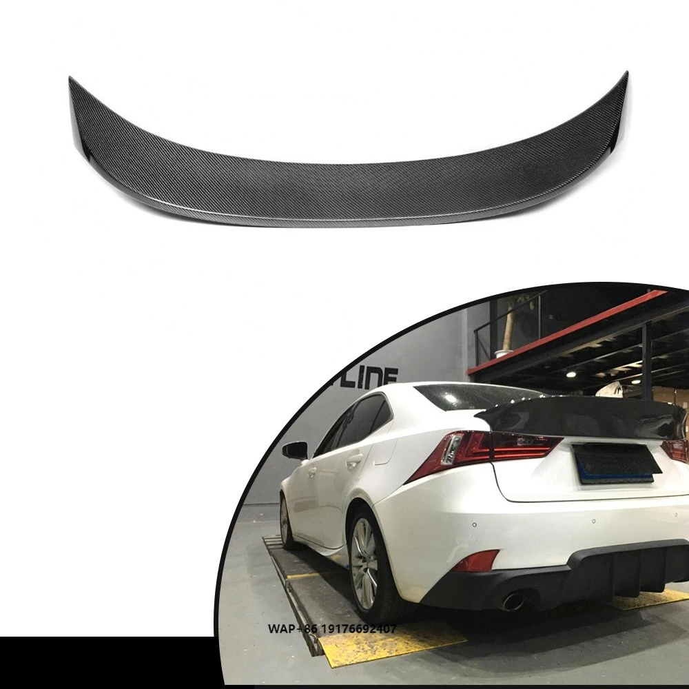 

Facelift Upgrade IS250 IS350 Carbon Fiber Rear Trunk Spoiler forLexus IS250 IS350 IS-F 2013-2015