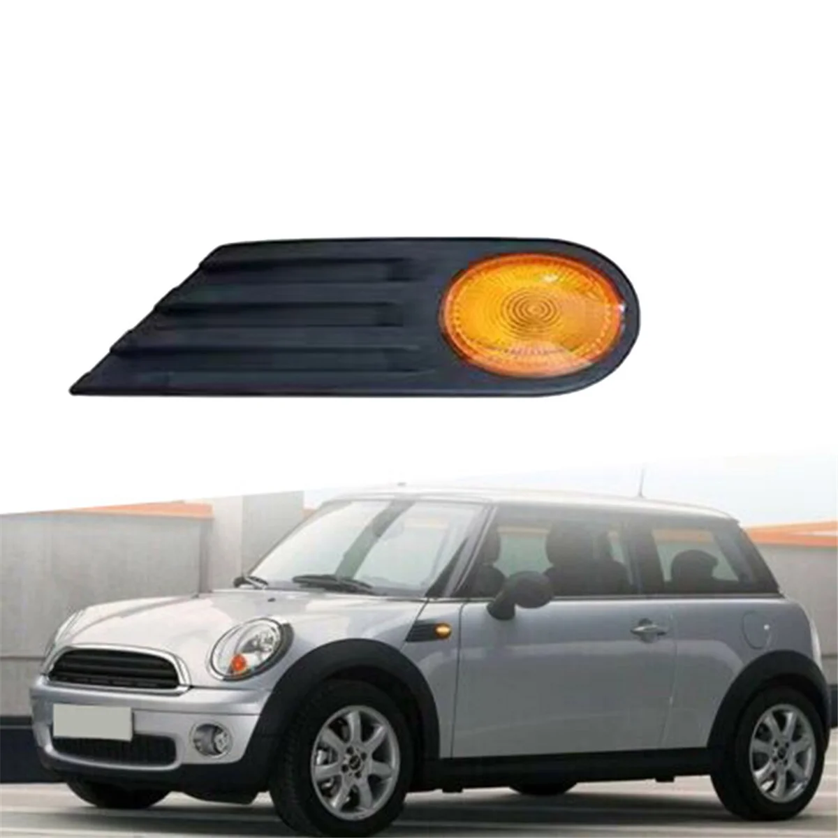 Left Side Indicator Repeater Light Trim 63132751503 for MINI R55 R56 R57 R58 R59 07-13 Fender Marker Assist Turn Signal