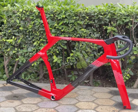 Carbon Y1RS Road Bike Frameset Aero Lightweight T1100 Carbon Fully Internal Cable Routing BSA 700C Disc Brake Di2 Compatible