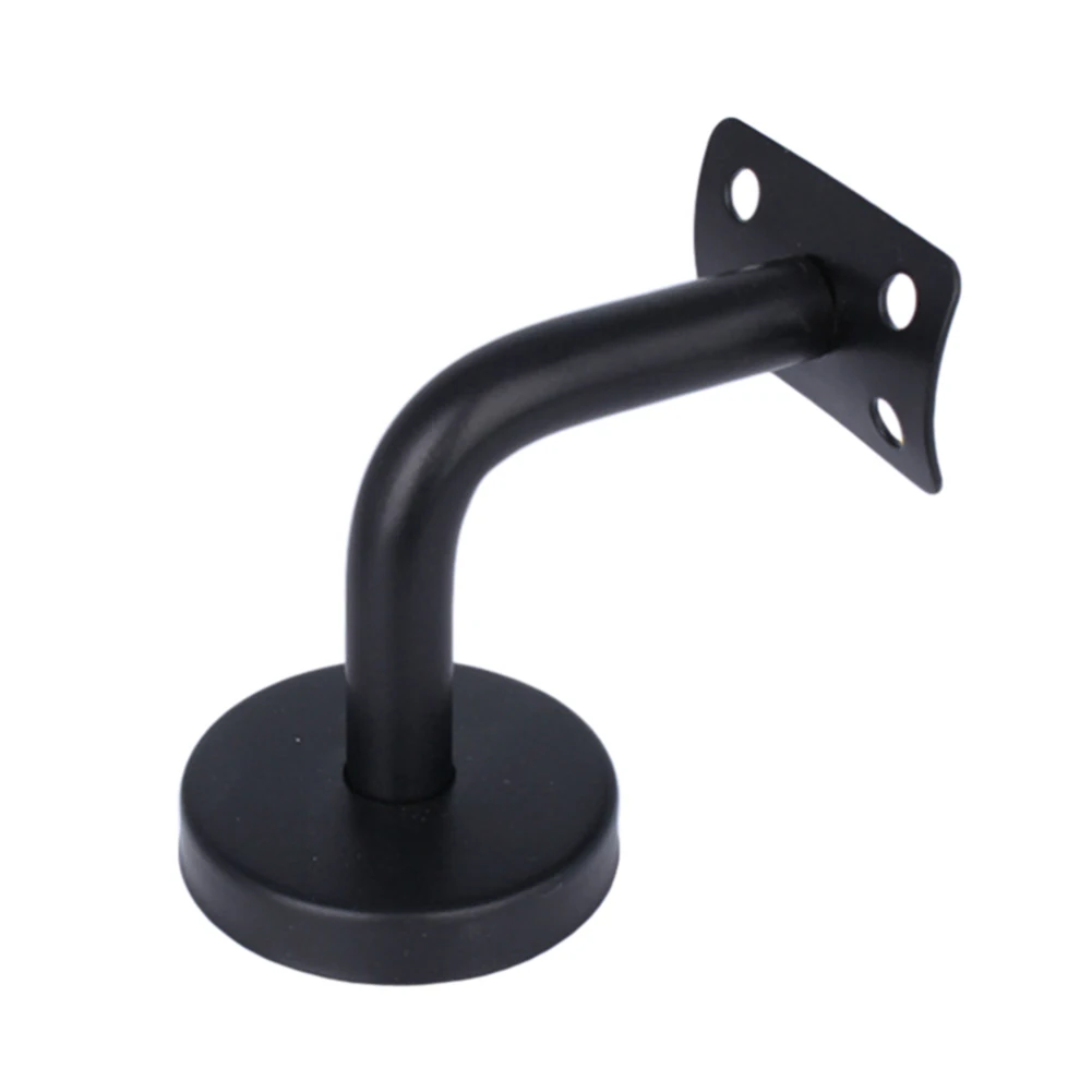 Support Hand Rail Stair Railing Guardrail Accessory Black Handrail Bracket Stainless-Steel Handrails Wall Mounted Bracket