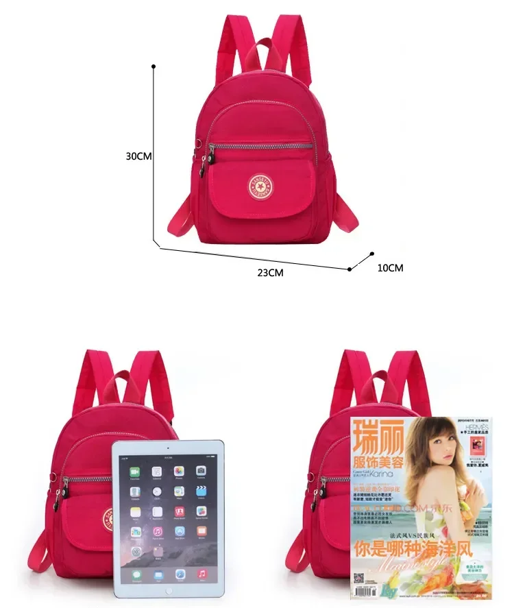 Feminina Waterproof Nylon Bagpacks Female Backpacks Women School Backpacks for Teenage Girls  Travel Bags Casual Bags