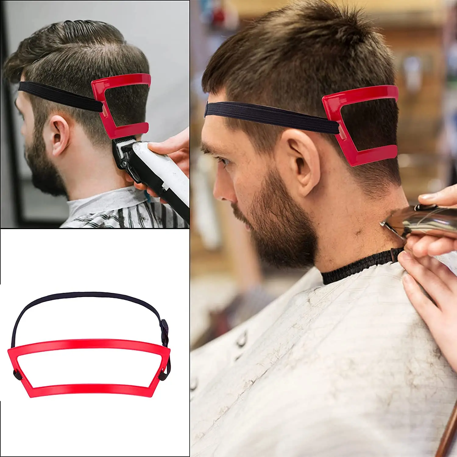 DIY Neck Hair Line Guide Template for Hairdressers Barber Salon Haircuts Tool Hairline Styling Accessory