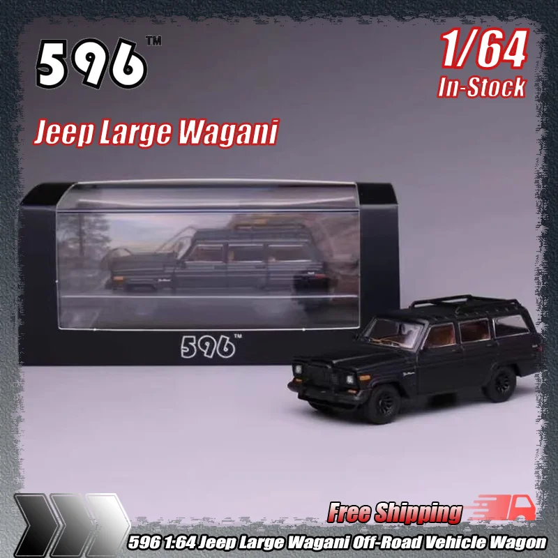 

596 1:64 Jeep Large Wagani Off-Road Vehicle Wagon Simulation Alloy Miniature Die-Cast Car Model Custom Children'S Toy Collection