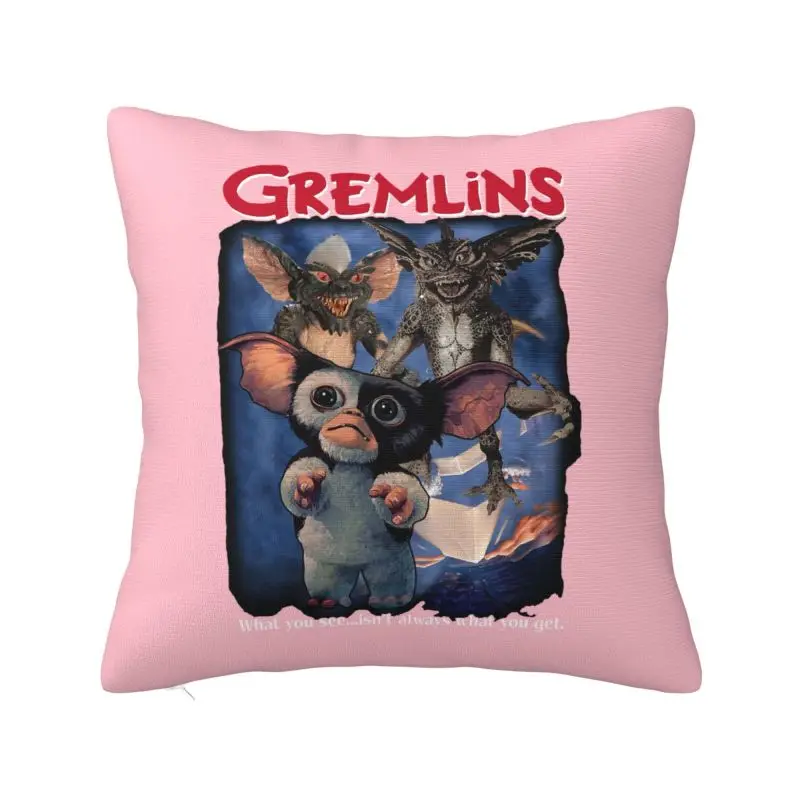 

Custom Gremlinse Mogwai Pillow Covers 80s Movie Gizmo Monster Nordic Cushion Cover Soft Pillowcase