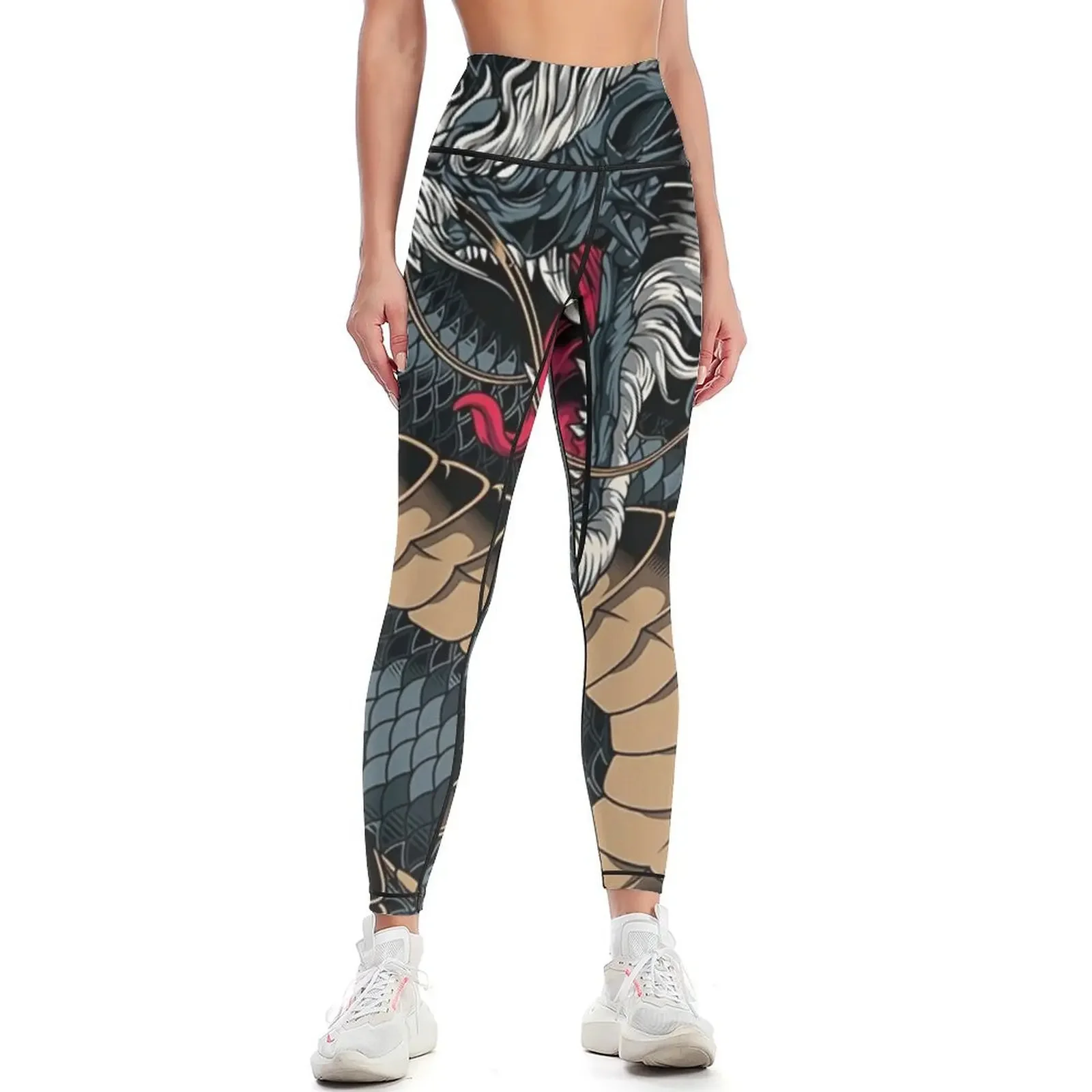 

Dragon Attack Away Leggings legging pants raises butt harem pants gym top Sports pants for Womens Leggings