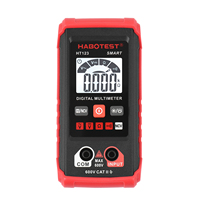 HT123 Digital Multimeter Auto Range Multi-meter 2,000 Counts True RMS Measuring AC/DC Voltage Resistance NCV Test with LCD Backl