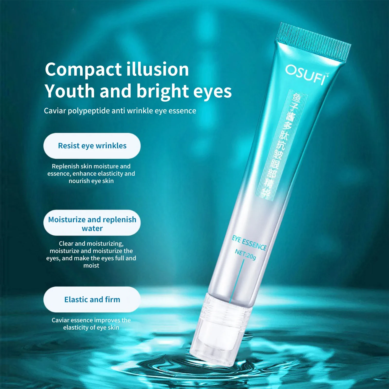 Anti-Wrinkle Eye Cream Fades Fine Lines Anti Dark Circles Skin Serum Remove Eye Bags Puffiness Anti-Aging Firmness Eyes Care New