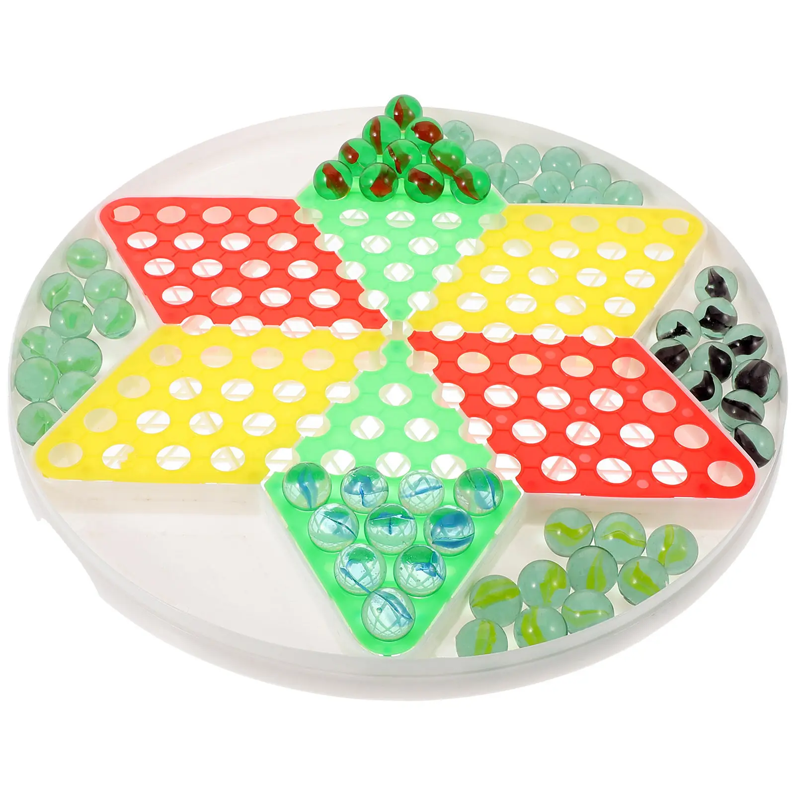

Glass Bead Checkers Educational Game Interactive Flying Chess Intelligence Trainer Educational Gift Strategy Development