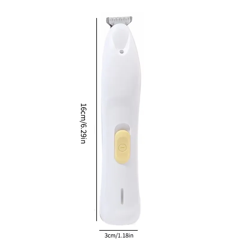 Pet Electric Push Clippers with Led Lights Foot Hair Trimmer Professional Dog and Cat Care Supplies Usb Rechargeable Shaver
