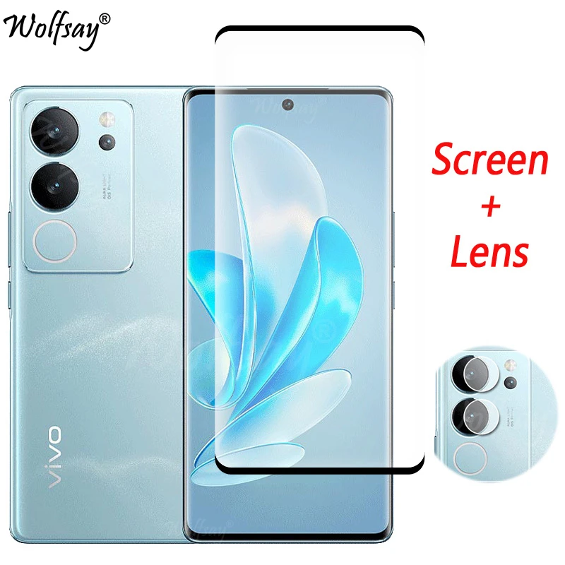 Full Cover Tempered Glass For Vivo V29 5G Screen Protector For Vivo V29 V 29 Lite 5G Camera Glass For Vivo V29 Glass 6.78 inch