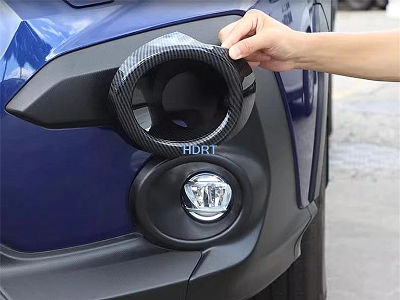 

Car Styling Front Fog Light Frame Lamp Trim Cover For Subaru Crosstrek 2024 + Protector Decoration Accessories Exterior Sticker
