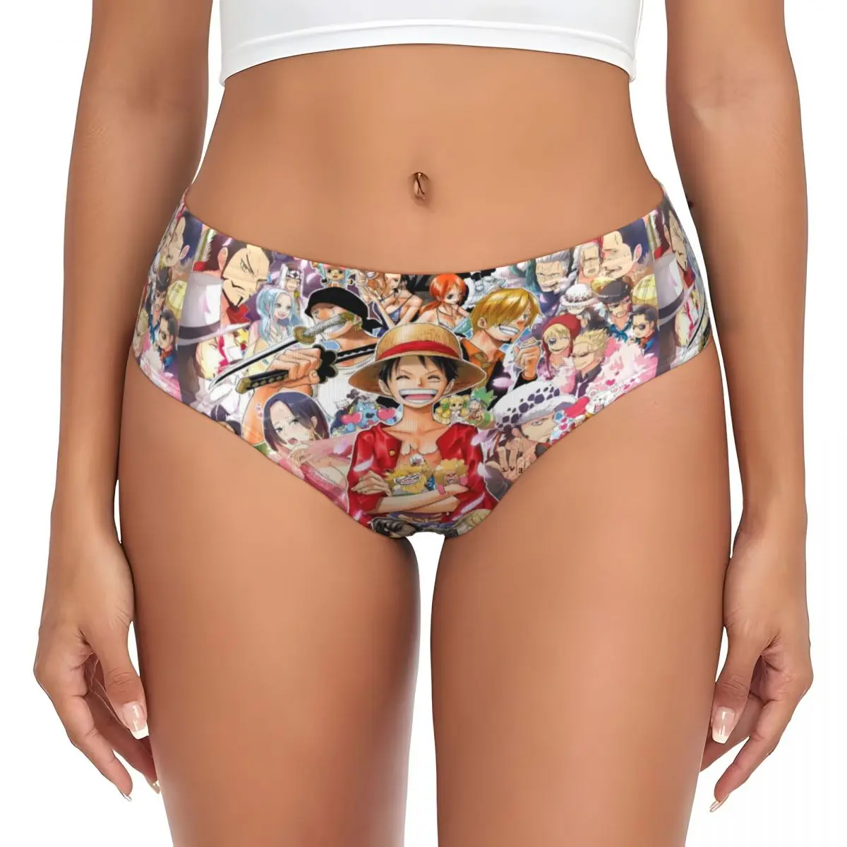 Custom One P-Pieces Zoro Cartoon Briefs Underwear Womens