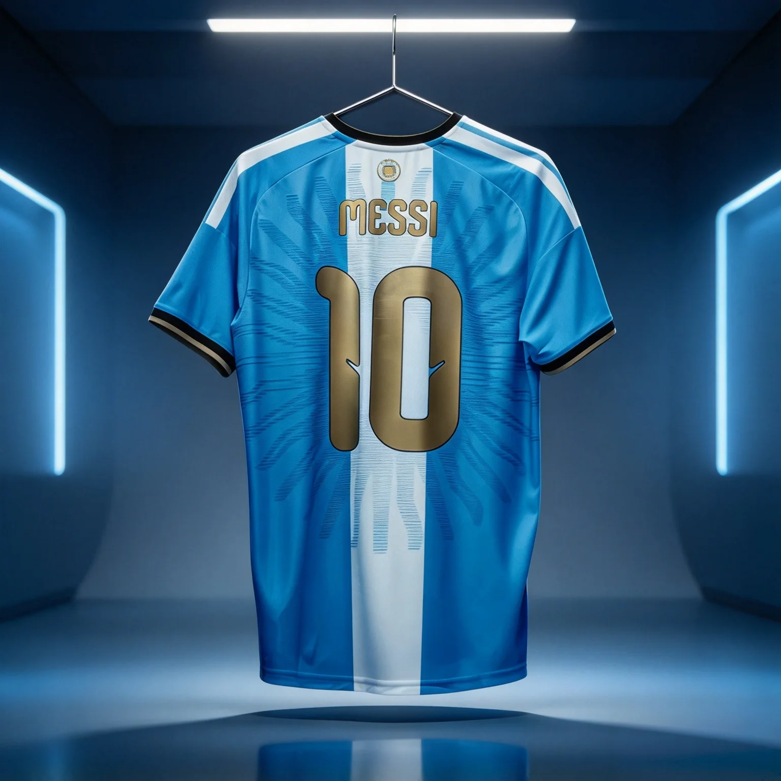 2026 3D-Druck Messi Argentinien Abschiedsspiel Unisex Fußballtrikot, Ein letztes Spiel, Sport Schnelltrocknendes Atmungsaktives T-Shirt – Detail 2