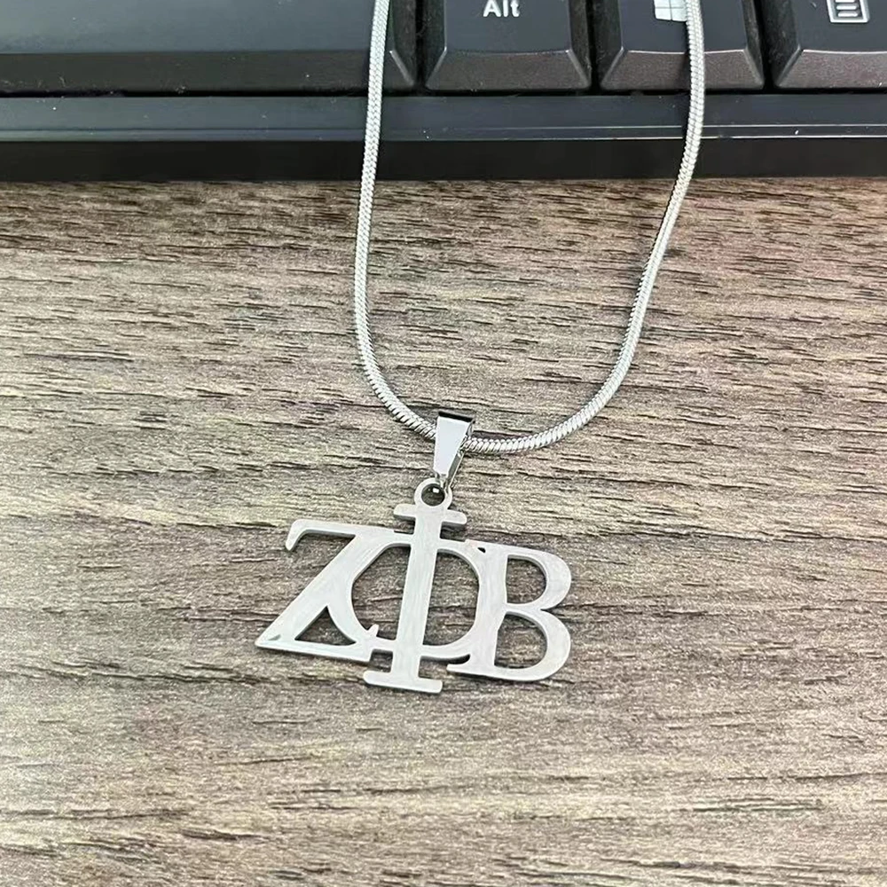 Sorority sisters Jewelry Zeta Letter Pendant Stainless Steel Necklace