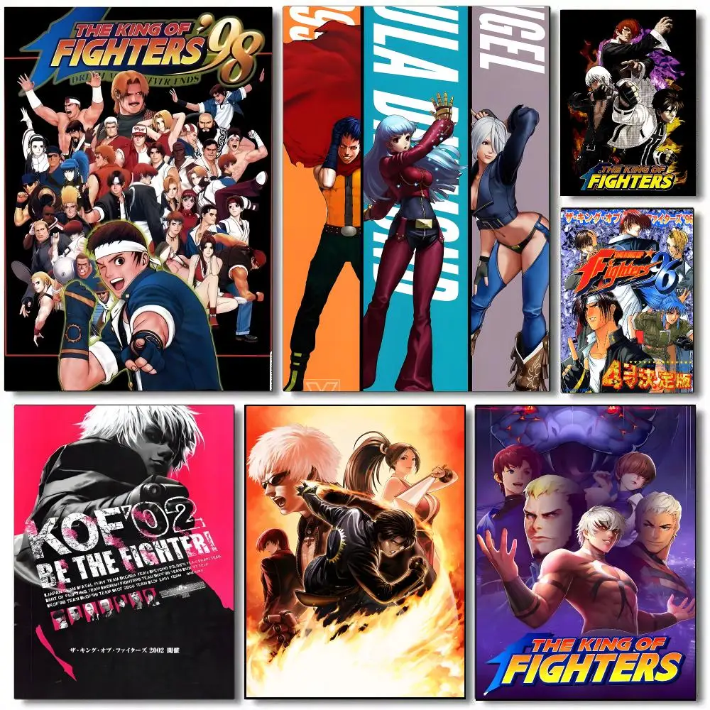 Game T-The King Of Fighters Poster Painting Prints Wall Art Picture Film Room Home Bar Cafe Decor Home Mural