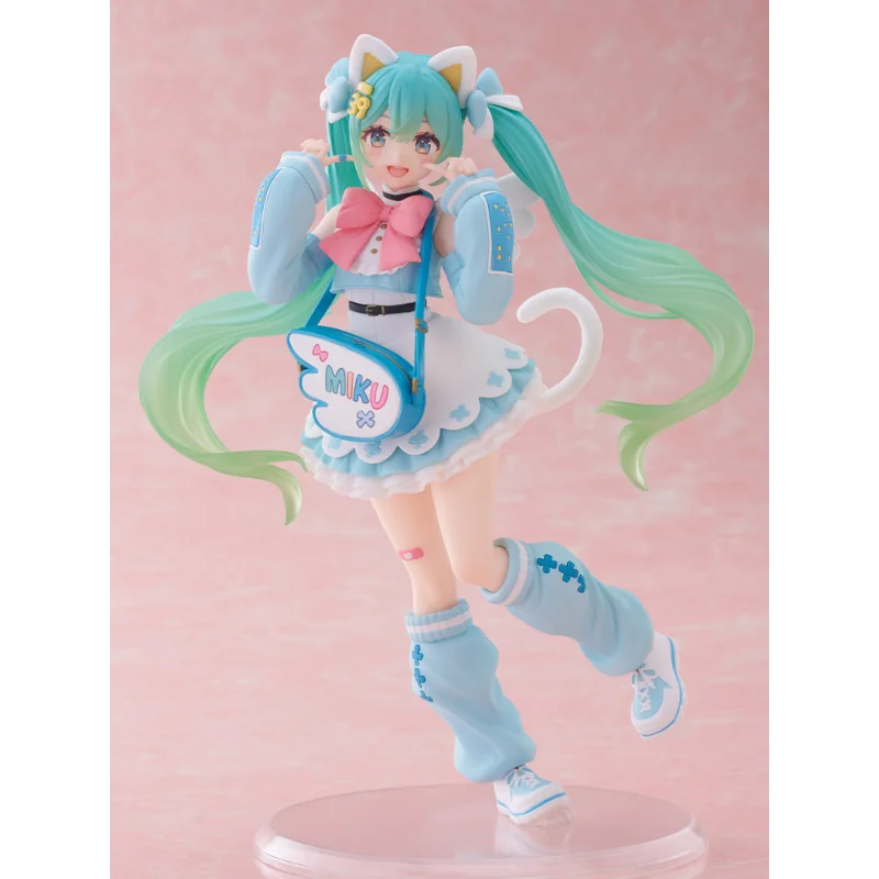 متوفر في المخزون الأصلي TAITO Hatsune Miku موضة يتوهم Ver أنيمي نموذج لجسم جمع هدية عيد ميلاد دمية الحلي لعبة الهدايا #3