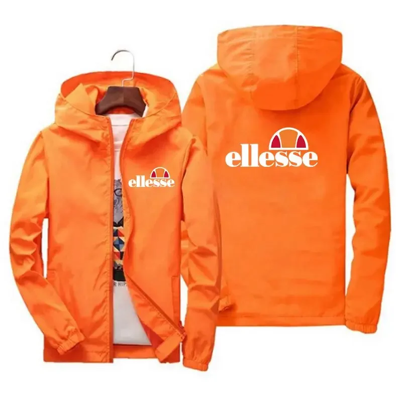 Spring Autumn New Windbreaker Mountaineering Raincoat Printed Letters Men's Jacket Coat Fashion Outdoor Sports Casual Thin Jacke