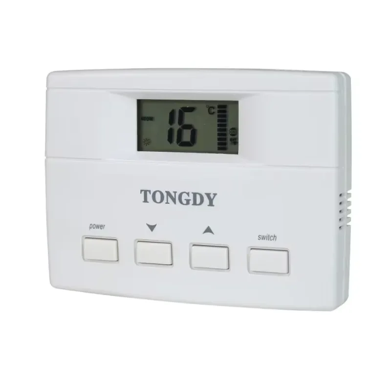 Intelligent Blue Backlit VAV Thermostat - High-Precision NTC 5K Sensor, Simple Wall Mount for Optimal Temperature Monitoring