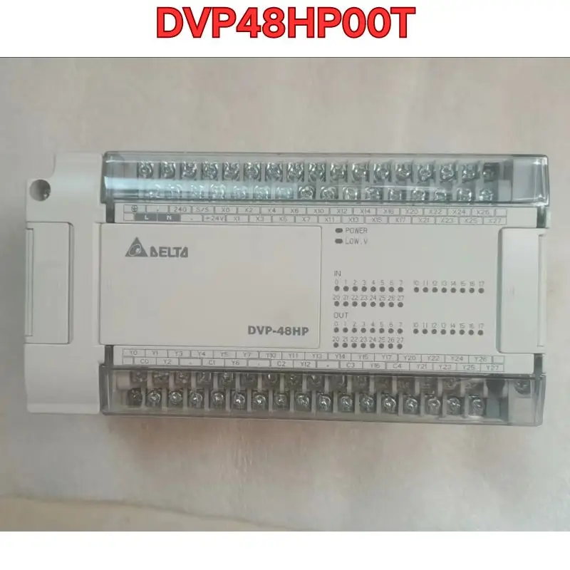 

Second-hand PLC module DVP48HP00T function test is normal