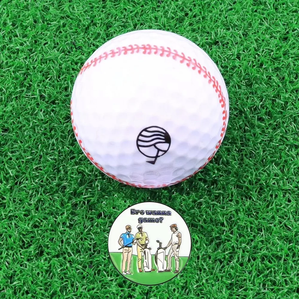 2026 Golf Ball Mark Magnetic Adsorption Removable Metal Marker Amusing Golf Hat Cap Clip Fun Golf Accessories Unique Golf Gifts