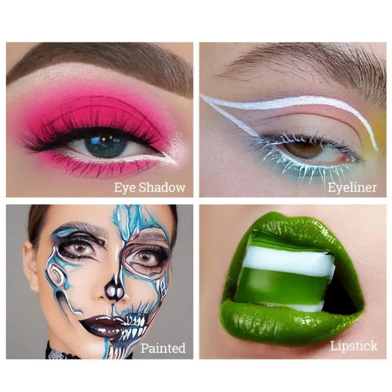 Heallor 1 ~ 4 STKS Oogschaduw Crème Langdurige Matte Cosmetische Oogschaduw Basiscrème Waterdichte Vloeibare Oogschaduw Hoge Pigment Gemakkelijk T