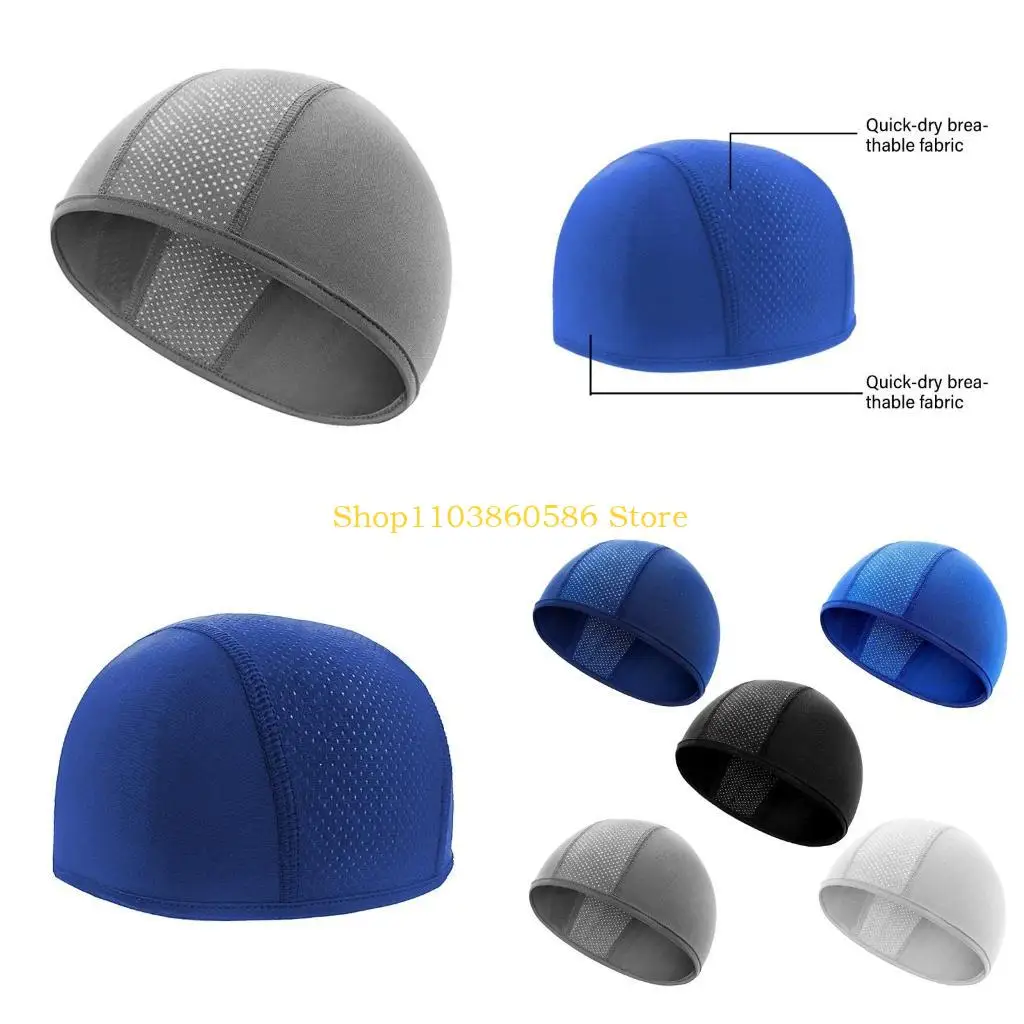 

242A Under Helmet Caps Breathable Hat Motocross Helmet Hat Running Hat Headwear for Hiking Cycling