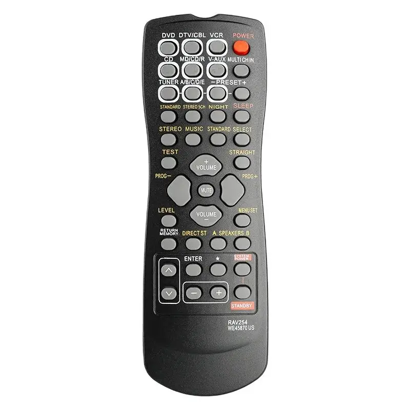 RAV254 WE45870 per sostituzione telecomando Yamaha, per ricevitore AV Yamaha RXV350 RXV357 RXV359 RXV373 RXV390 RX459 RXV496