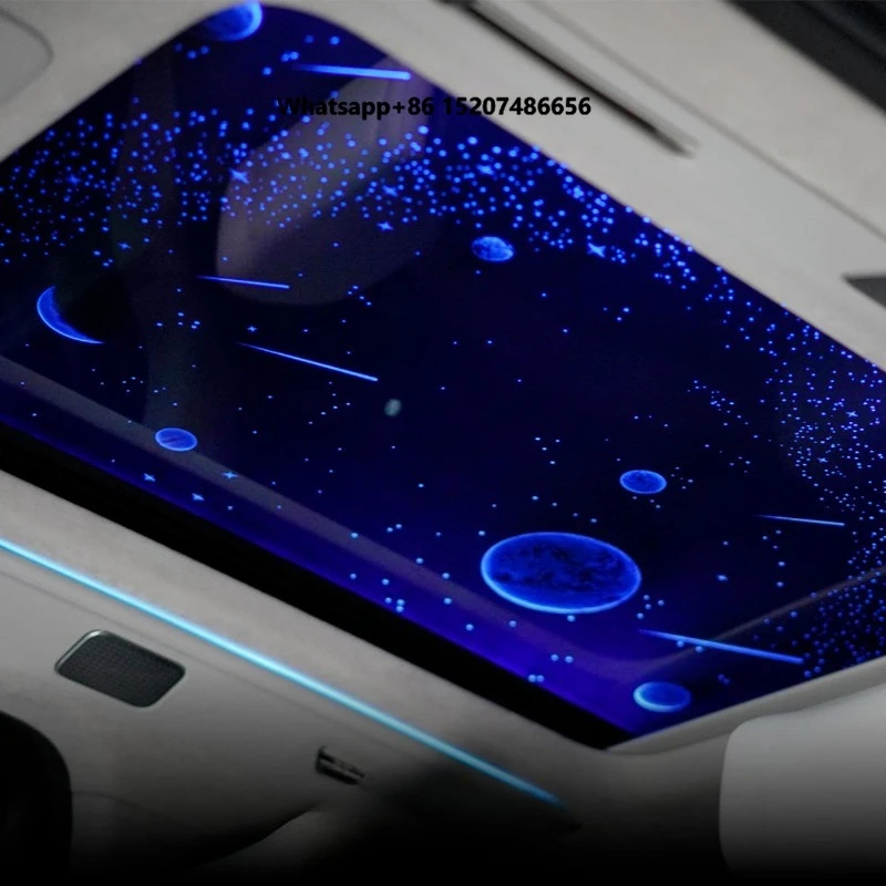 Photoelectric Film Sunroof Pattern UV Blocking Heat Insulation Car Skylight LED Starry Film