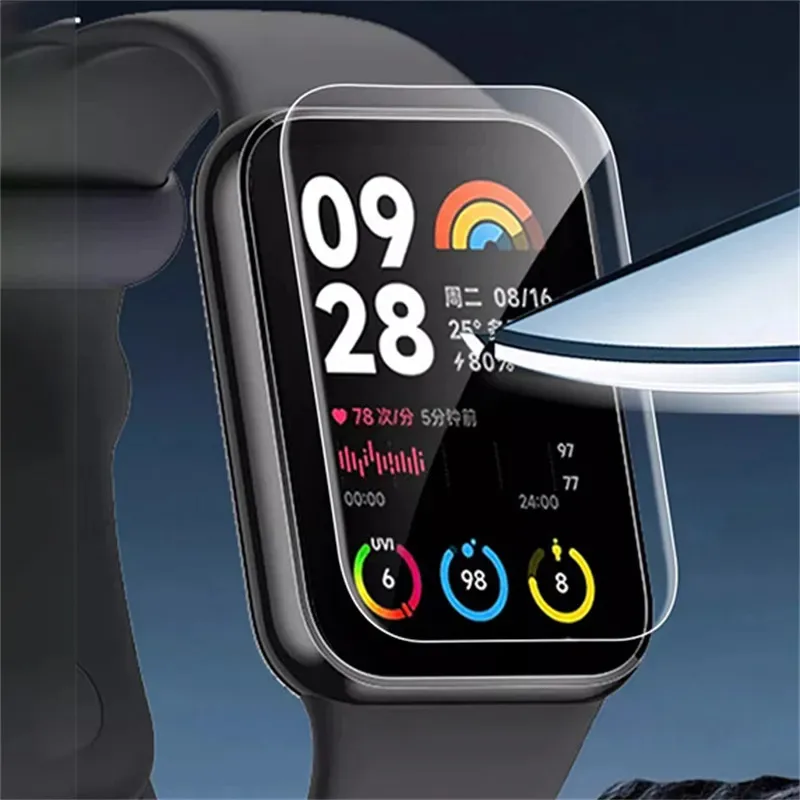 Auroras Screen Protector For Xiaomi Smart Band 10 Pro Film 9D Full Hydrogel Film Protector For Xiaomi Smart Band 10 Pro Film