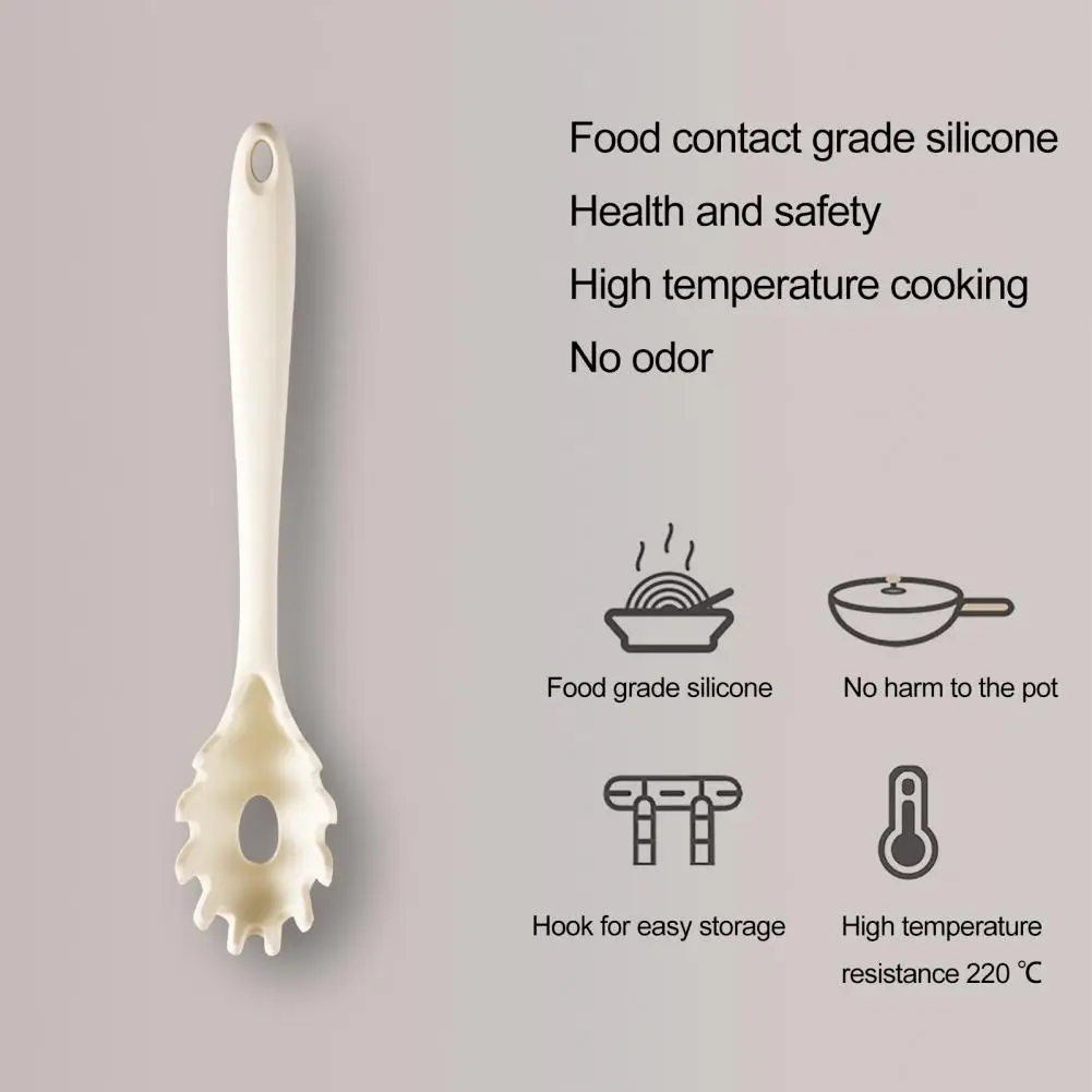 Cooking Utensils  Practical Comfortable Grip Flexible  Spatula Leak Large Spoon Cooking Utensils Cooking Tool