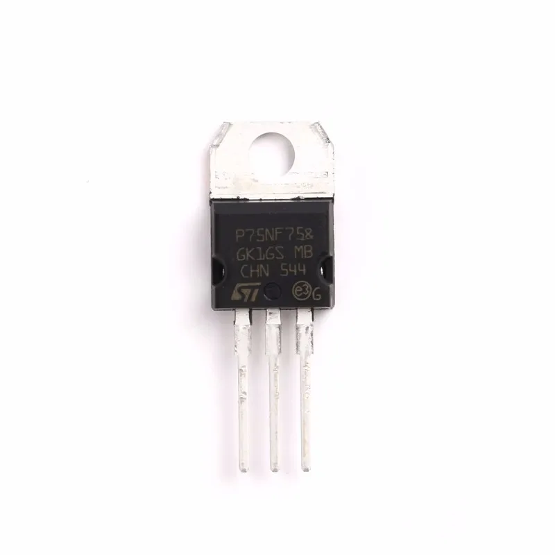 10 Stück P75NF75 TO-220 FET MOSFET N-Ch 75 Volt 80 Amp