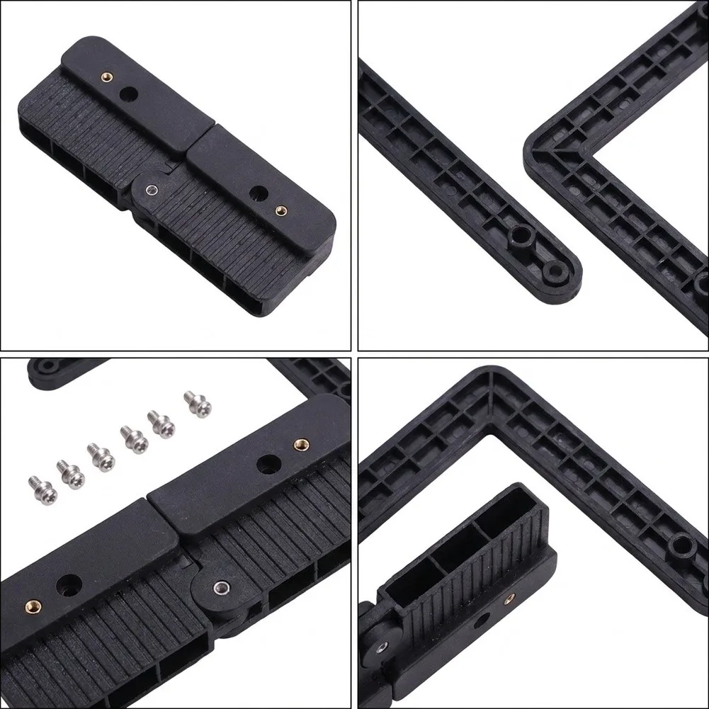 For Rv Rooftop Installation Black Yacht Pv Panel Holder Solar Panel Mounting System Sturdy Plastic Construction