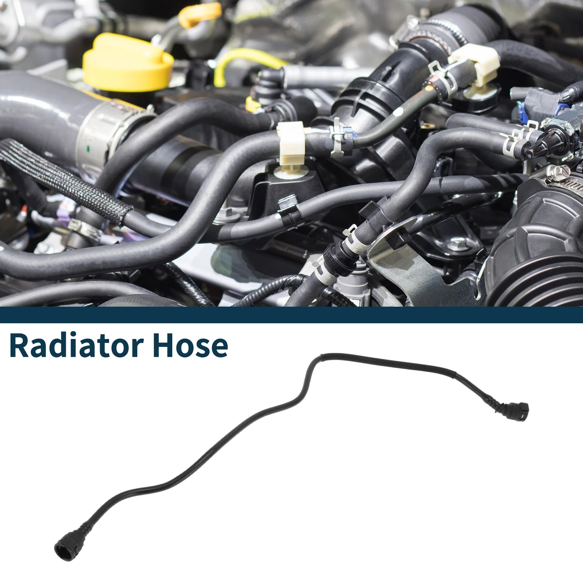 

Motoforti Radiator Hose for BMW 4 Series 2021-2024 No.17128654868 Rubber Coolant Pipe