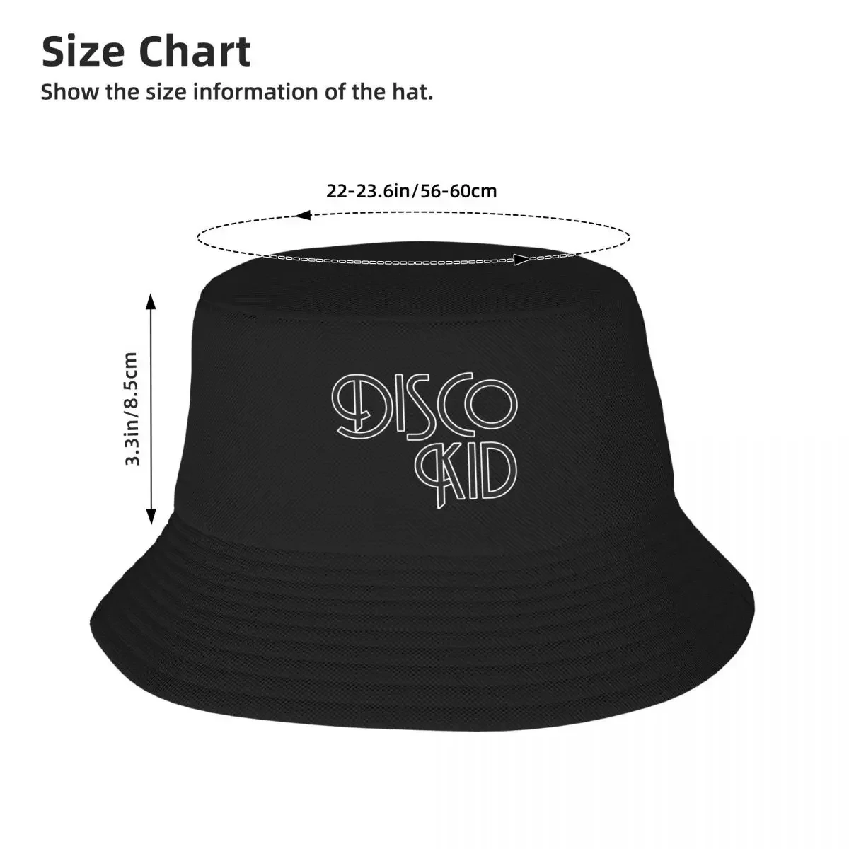Disco Kid Bucket Hat Beach Bag Streetwear Fishing cap Designer Man Women's image 4