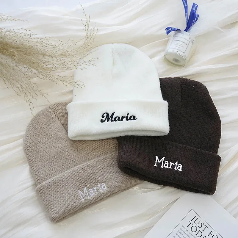 

Personalized Embroidered Name Baby Beanie Hat Personalized Beanie Hat Newborn Christening Baby Shower Gift