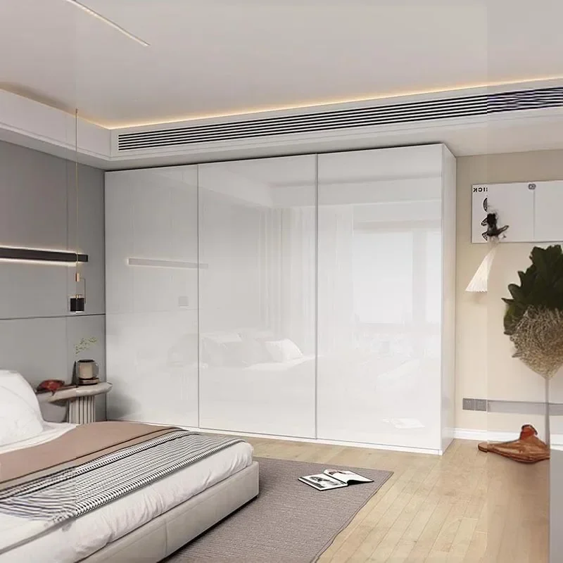 

Элегантный белый шкаф-гардероб для спальни, большой, роскошный, для хранения вещей, деревянный, мебель для дома