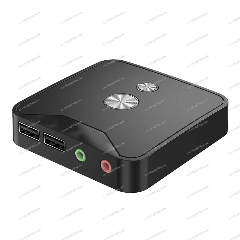 KG-02 Internet Cafe Desktop Computer Switch USB 2.0 HUB Extension Switch with Audio Port