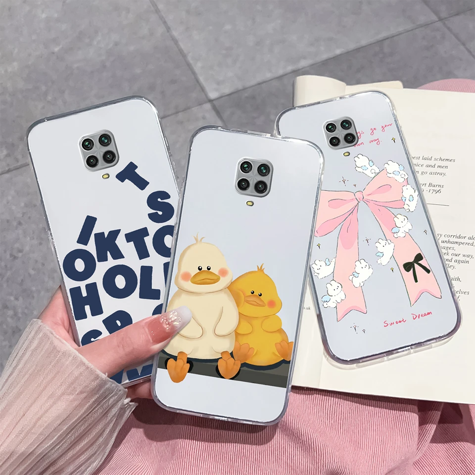 حافظة لهاتف Redmi Note 10 10T 10S 10 Lite مضحكة على شكل كلب الباندا والقط من السيليكون الشفاف متينة مانعة للانزلاق مصد بسيط لهاتف redmi note 10 Coque