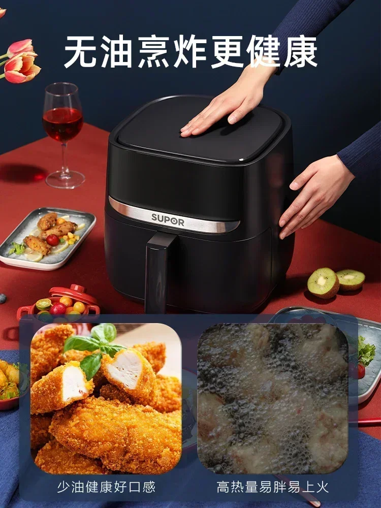 6L large capacity Air fryer household new style multifunctional electric fryer oven integrated automatic oil-free fryer