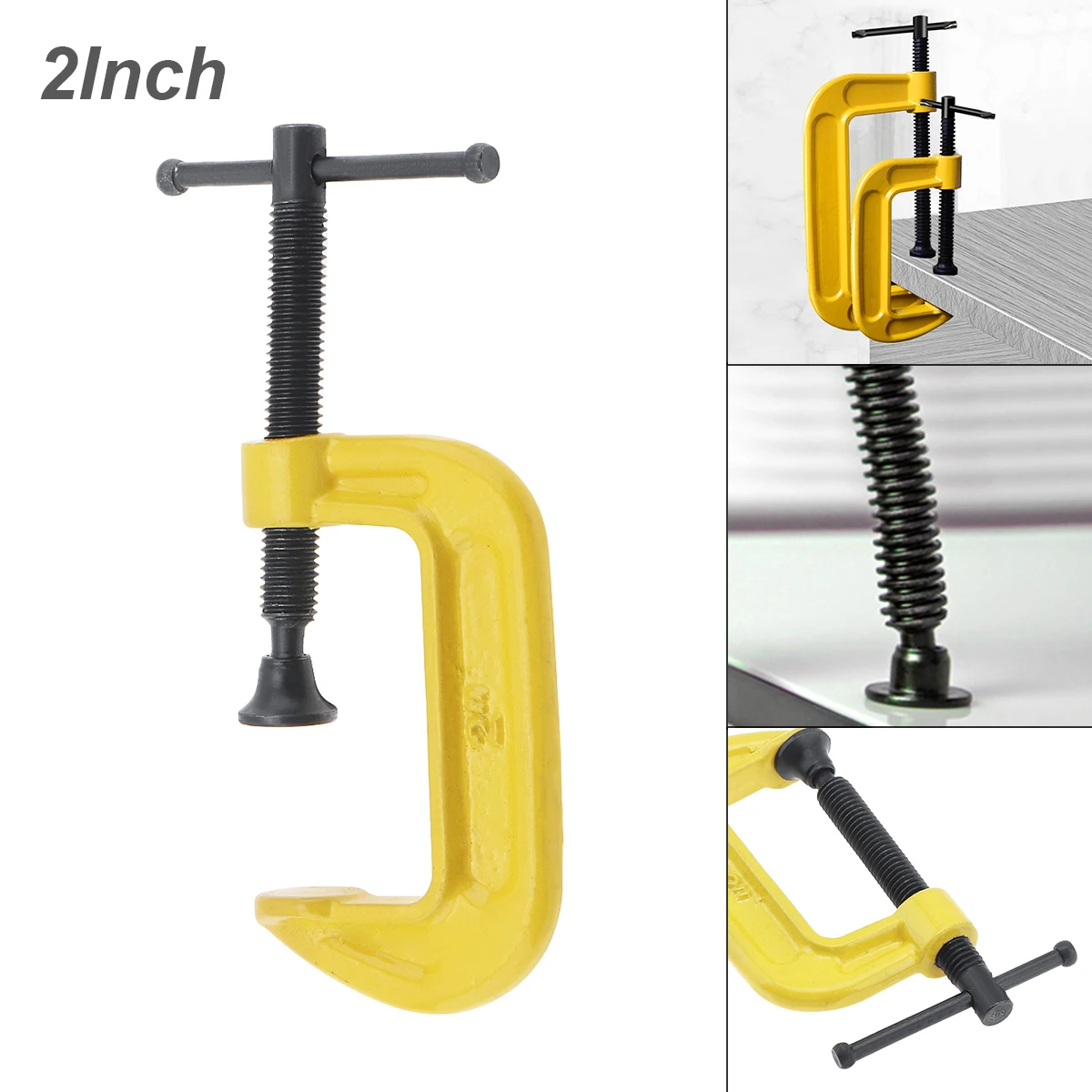 2.6 Inch G Clip for Woodworking Fixing Thickened Powerful Fast Multi-Function Clamp Woodworking Machinery Tools Guide Locator