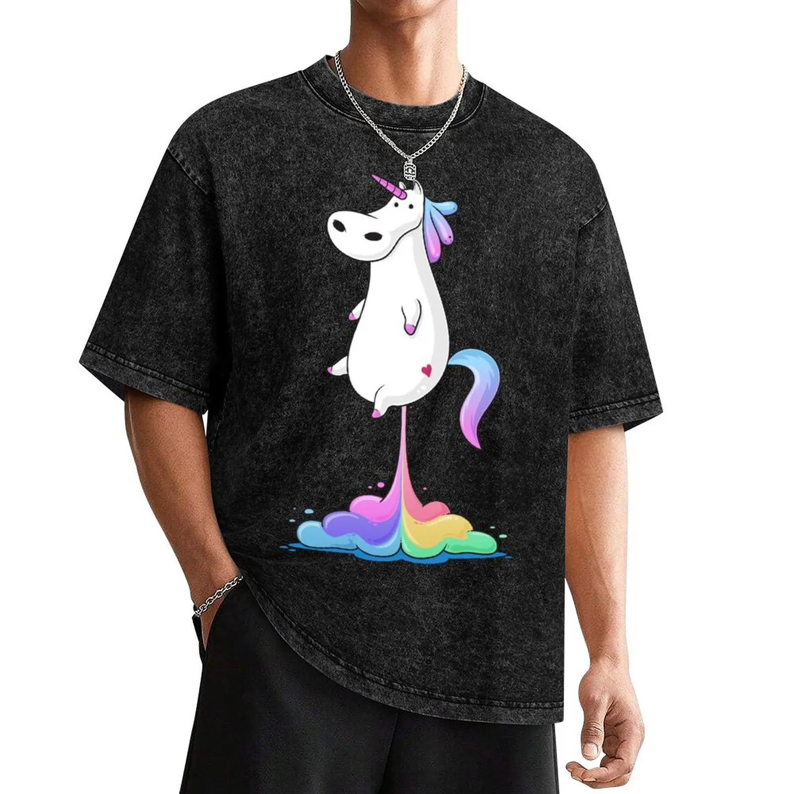 Unicorn Fart T-Shirt shirts graphic tee new edition plus size tops mens champion t shirts