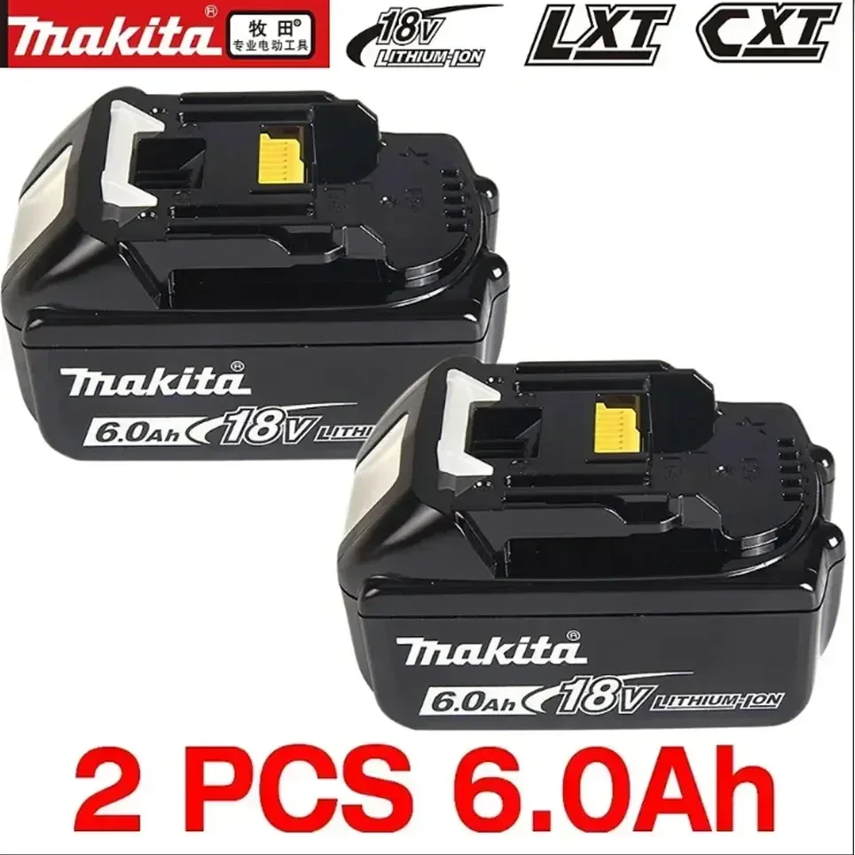 

Makita Original 18V Makita 6.0Ah Li-Ion Rechargeable Battery 18v drill Replacement Batteries BL1830 BL1840 BL1850 BL1860B