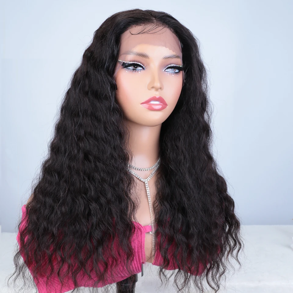 Brazilian Glueless Curly Lace Front Human Hair Wigs On Sale Lace Front Human Hair Wig Brazilian HD Transparent Frontal Wig