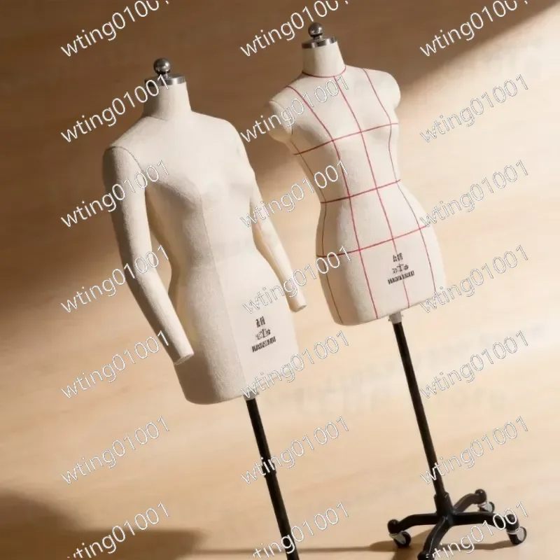 for Female Tailor Mannequin with Metal Base Sewing Dress Form Stand Clothing Design Apparel Display