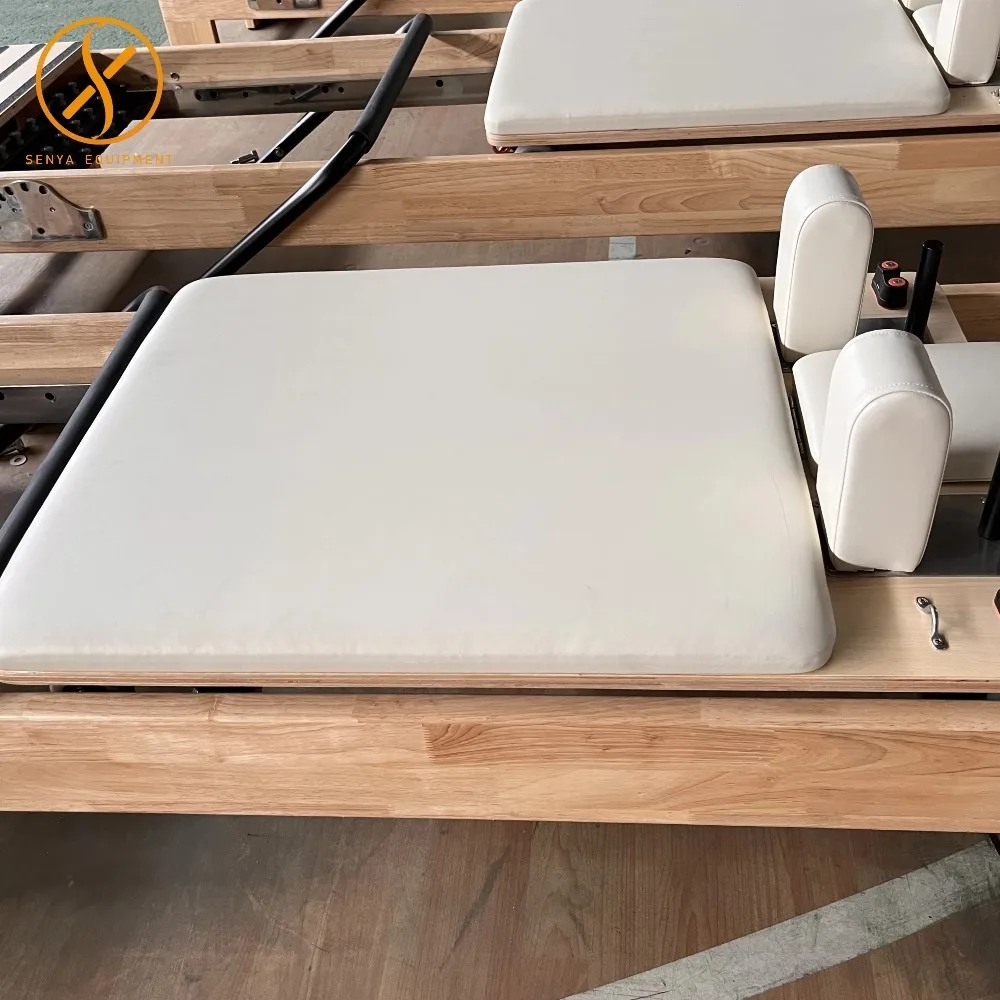 Studio Premium Pilates Reformer Kit Premium Oak Wood Pilates Bed Reformer Machine Barrel Chair Spine Corrector on Sale