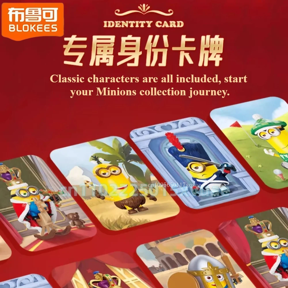 뉴 블로키즈 미니언즈 DIY 블록 장난감 오토 밥 미니언즈 모델 키트 액션 피규어 노란색 귀여운 인형 조립 장난감